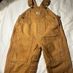 Carhartt Baby/Toddler Duck Canvas Overalls — Size 9M 💛